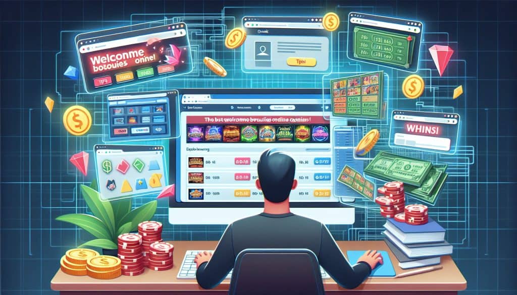 Kako pronaći najbolje bonuse dobrodošlice u online kazinima