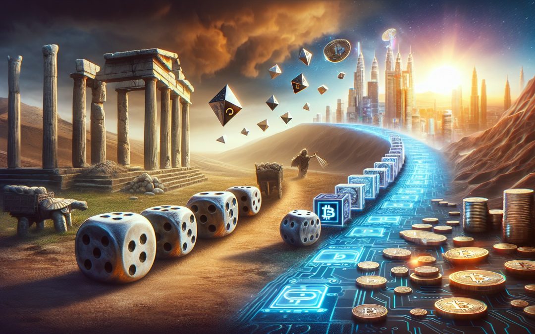 Od kockica do kriptokazina: Evolucija igara na sreću